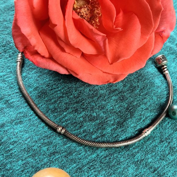 PANDORA - Sterling Silver Chain Bracelet - 8 1/4" Long - Picture 6 of 10